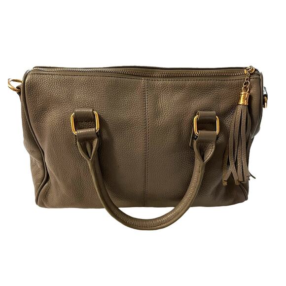 Erica Anenberg Handbags - Erica Anenberg | Gray Leather Handbag